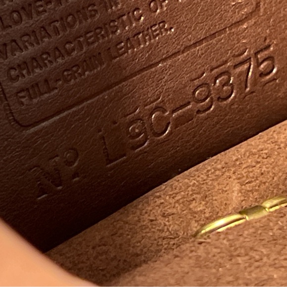 Vintage COACH 1999 Dinky Bag Purse Genuine Leather Dark Brown USA MADE - Picture 9 of 16